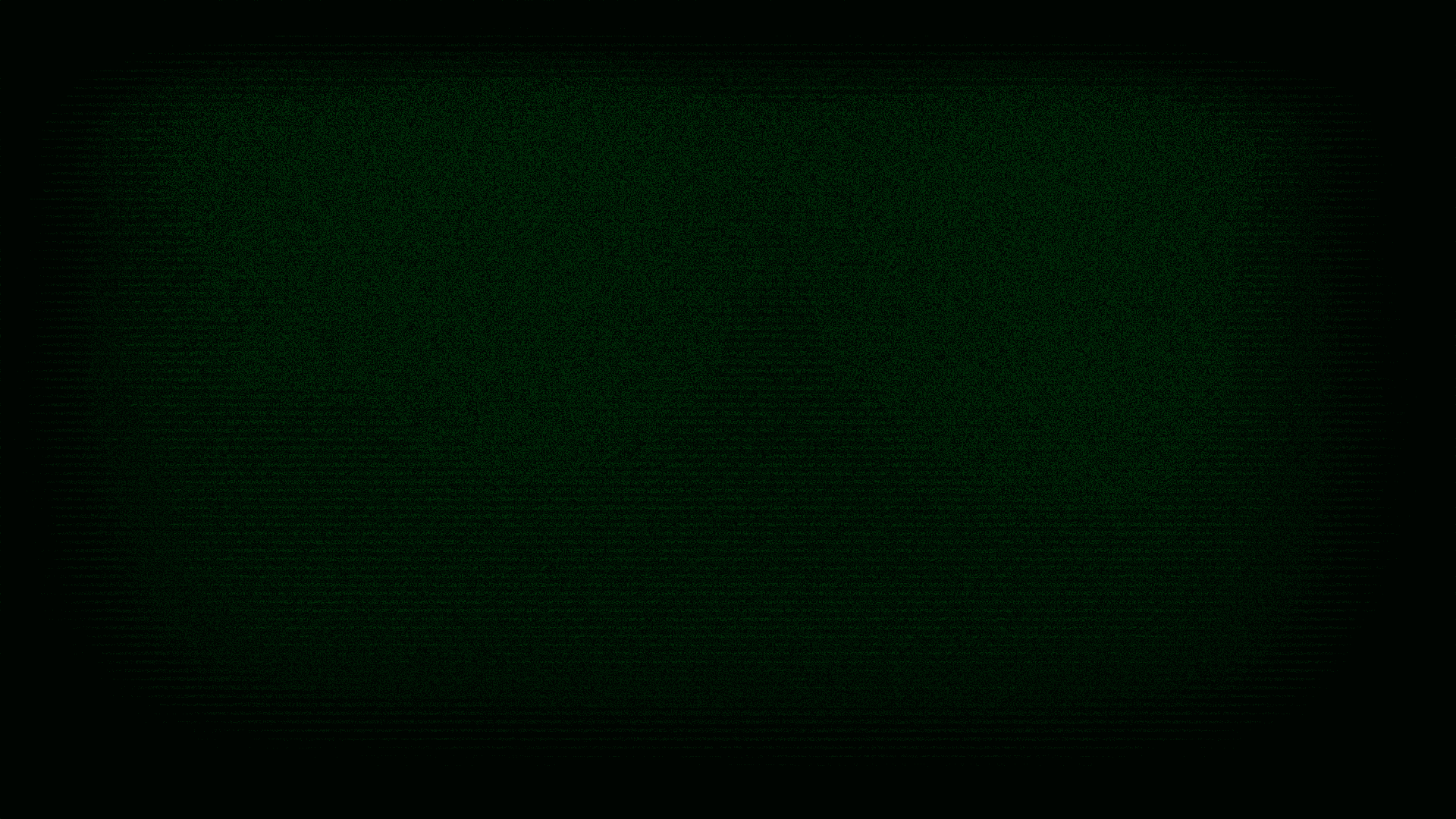 Old Terminal Screen Background with Green Distinct Pixels.